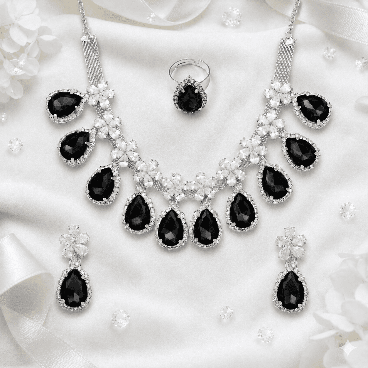 Celestial Bloom Set - Black