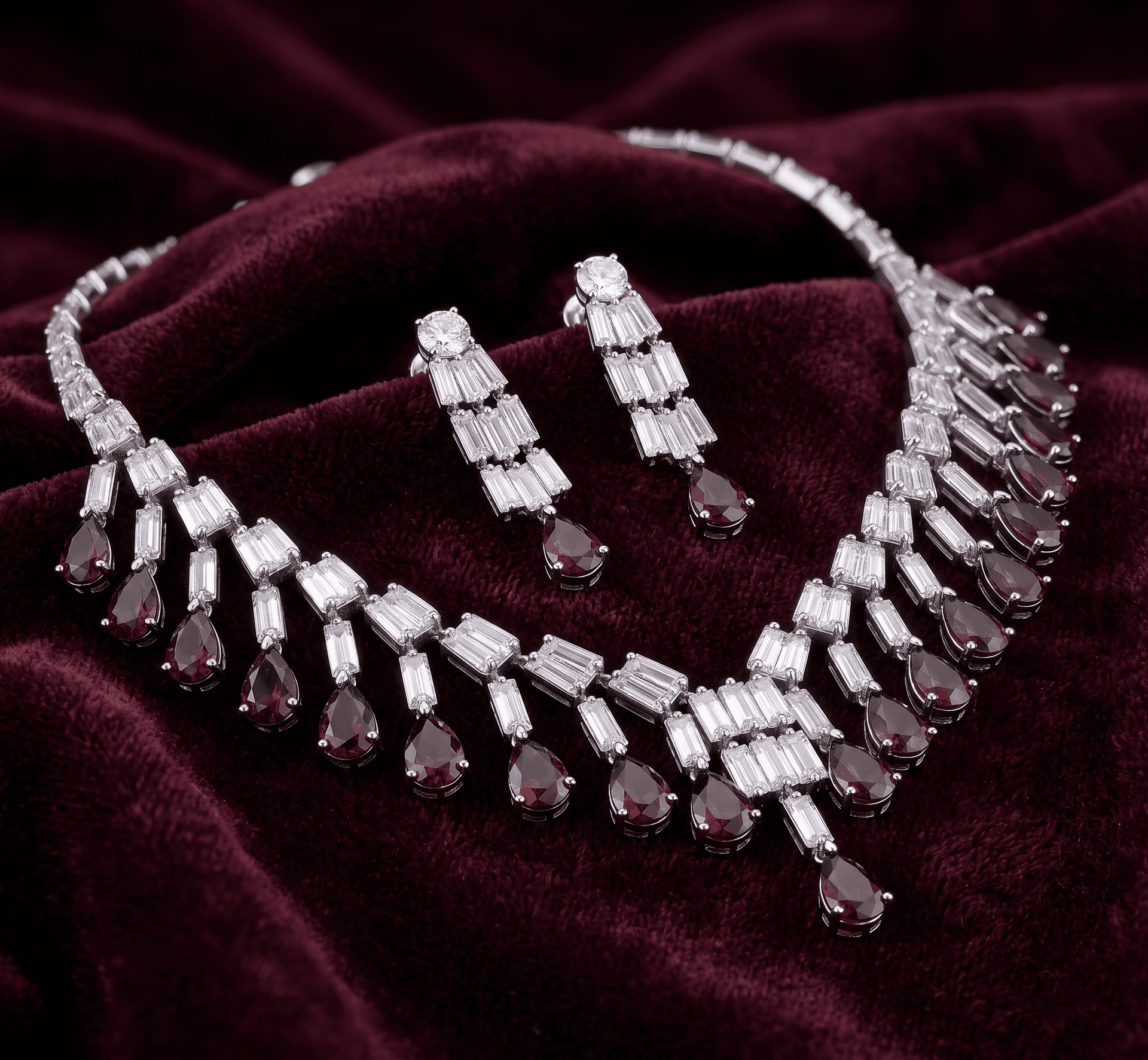 Garnet Royale Set — Viora Jewel