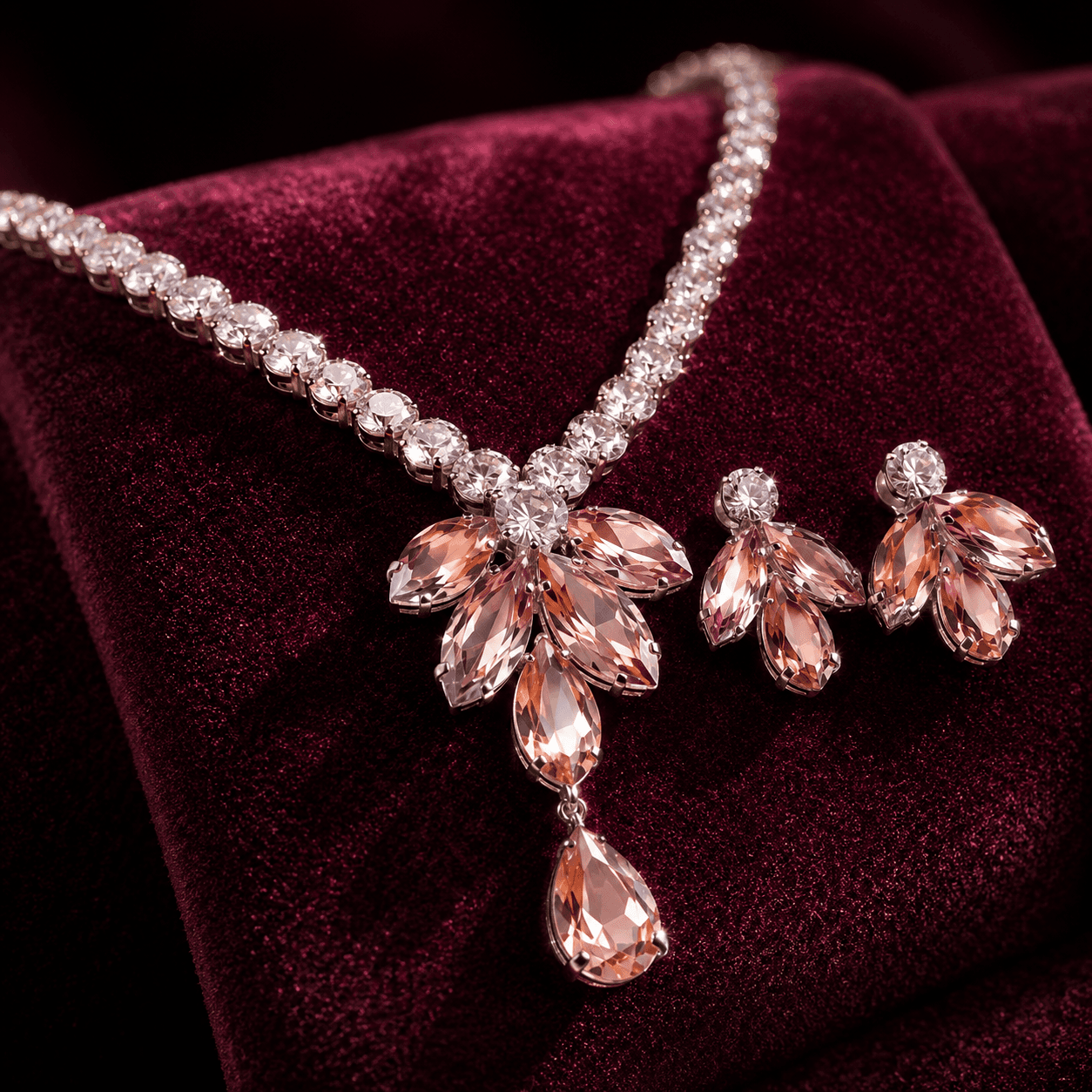 Rosa Blush Set — Viora Jewel